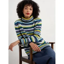 Braque Lambswool Blend Roll Neck Jumper