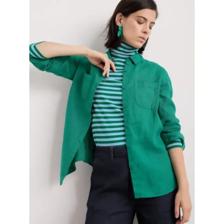 Hazel Branch Linen Shirt