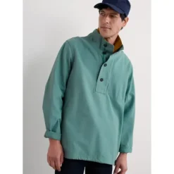Men's Clay Stone Organic Cotton Pullover Smock