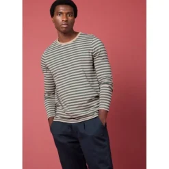Men's Crew Neck Sailor Shirt in GOTS-Certified Organic Cotton