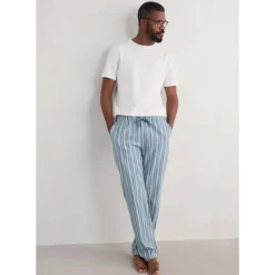 Men's Shipping Lights Striped Pyjama Trousers