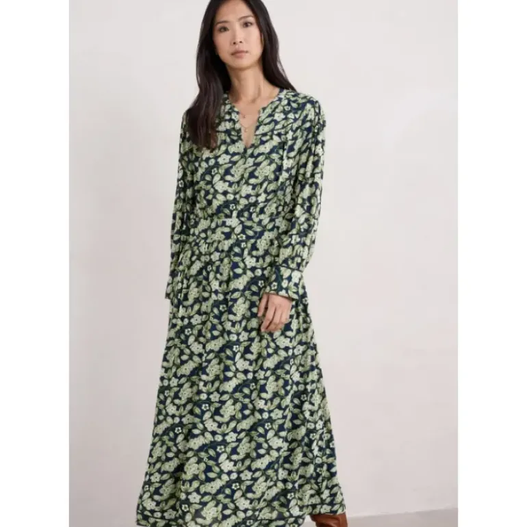 Sea Thrift Printed Above-Ankle Dress