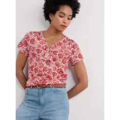 Short-sleeved Risso Top