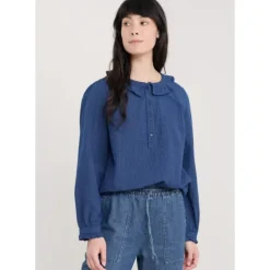 Sunbeam Checked Chambray Top