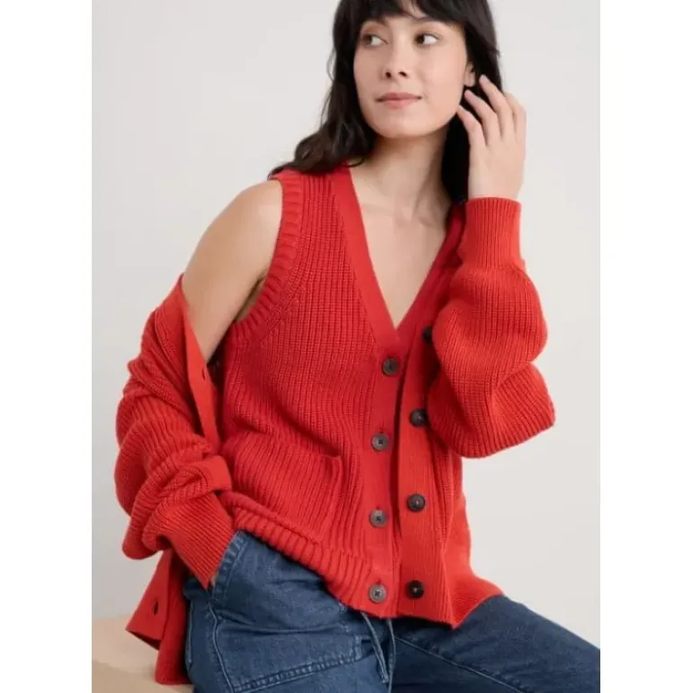 Swanpool Ribbed Knitted Vest