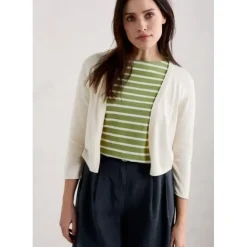 Vanessa Knitted Cardigan in GOTS-Certified Organic Cotton